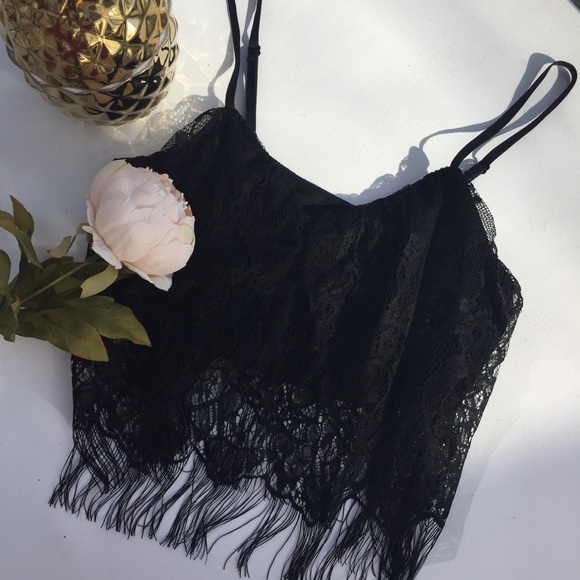 Lace Crop Top 🌙 - Picture 1 of 5